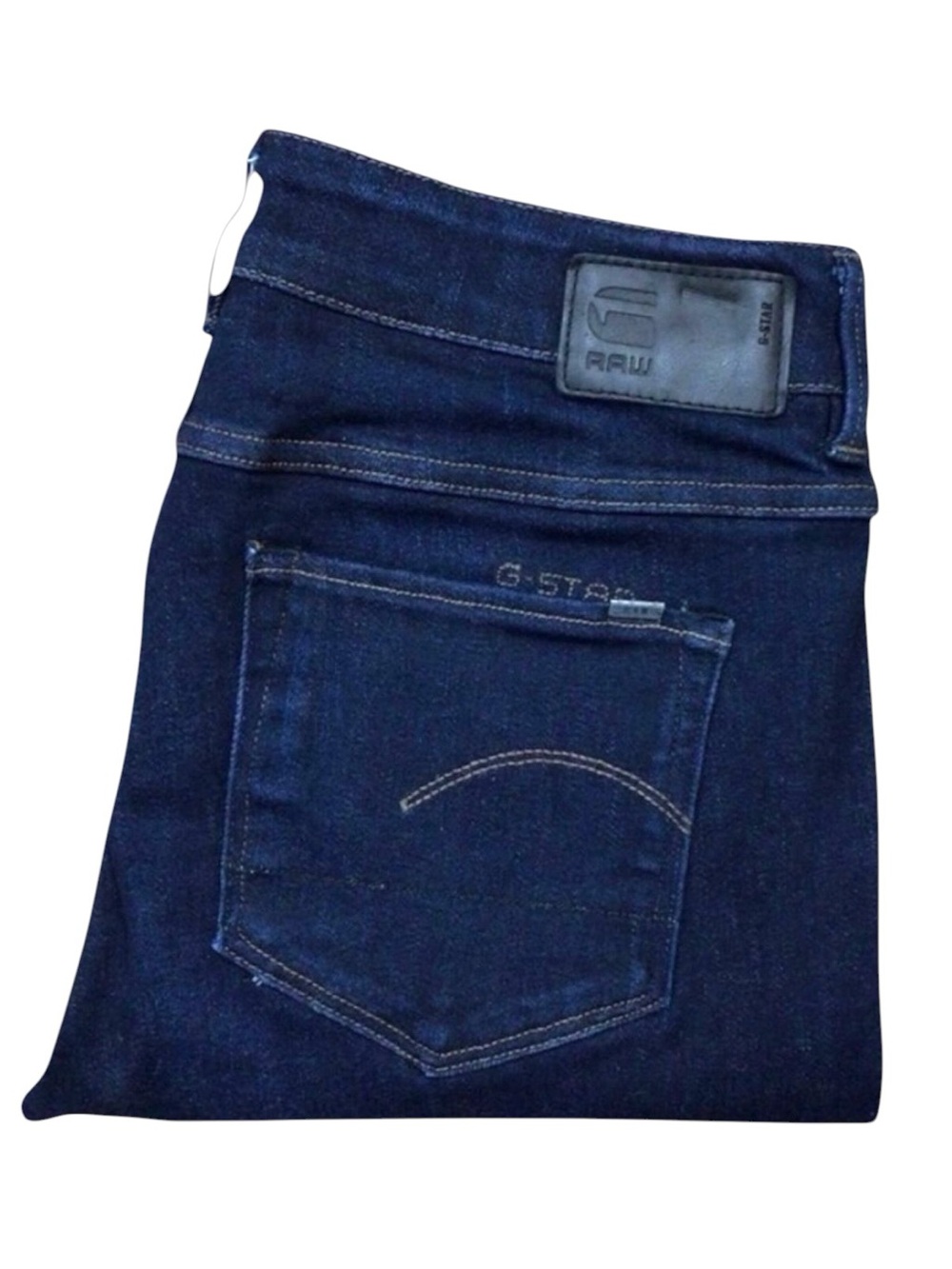 G-STAR jeans Style 3301 high straight Raw ladies dark blue contour mid/high 26